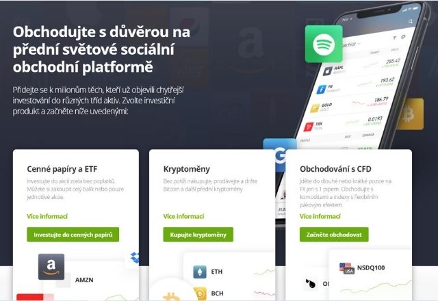 eToro recenzia